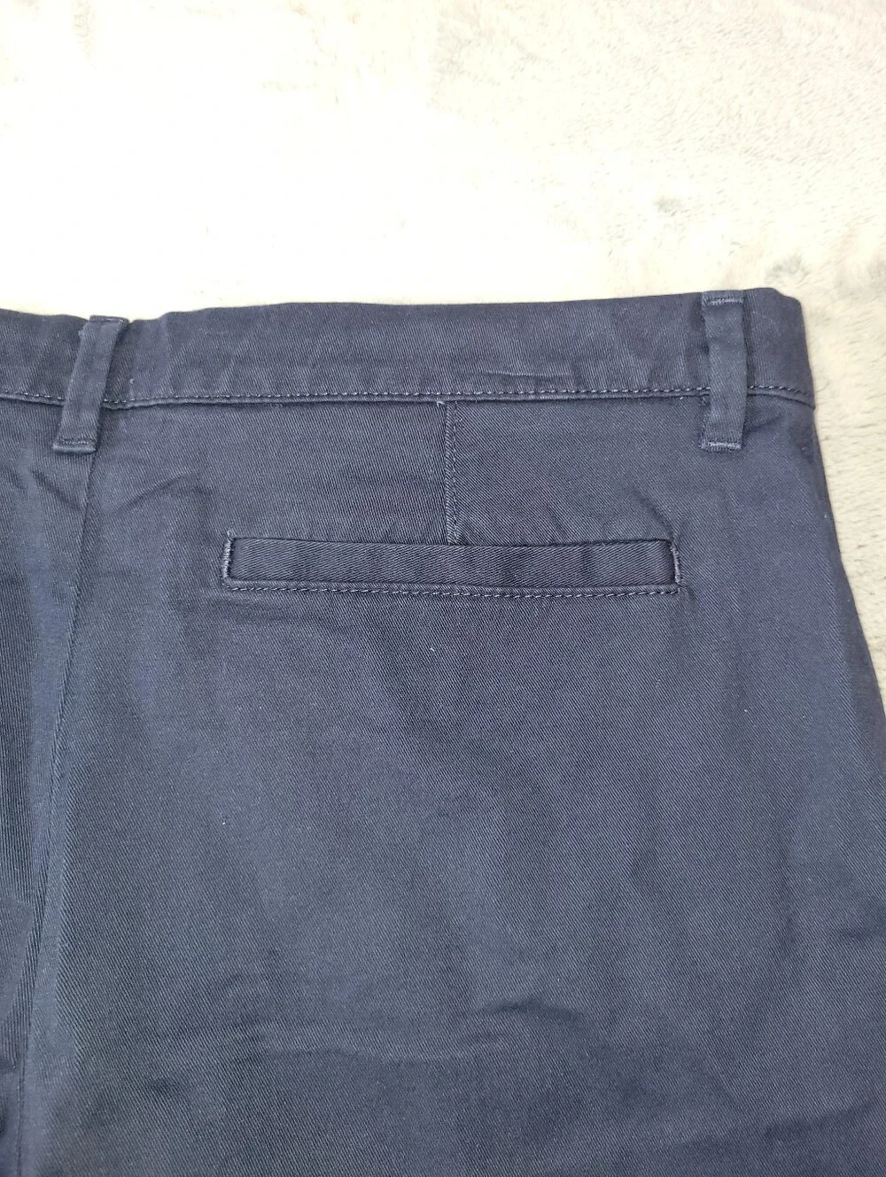 Gap Unisex Kids Size 16 Plus Uniform Shorts Navy Blue Adjustable Waist Cotton